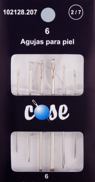 Швейные и вышивальные иглы - Набор швейных игл для кожи Швейные и вышивальные иглы - Набор швейных игл для кожи